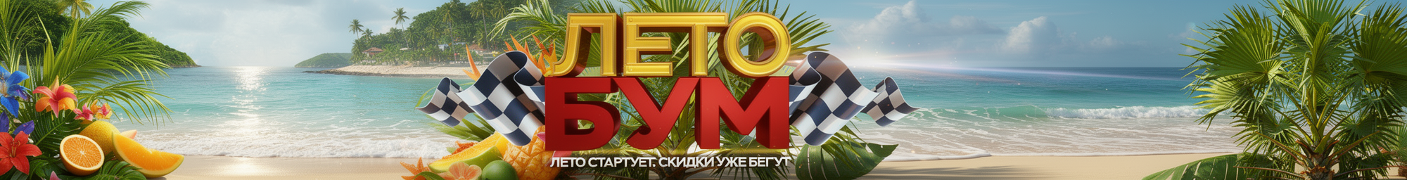 Лето бум! Лето стартует. Скидки уже бегут
