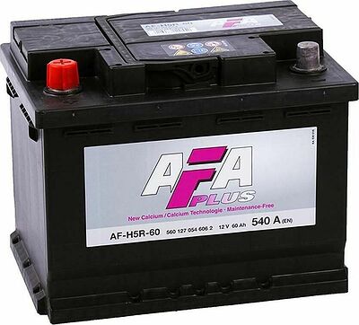AFA Plus AF 60R 60 А/ч, 540 А (EN), обратная полярность (242x175x190)
