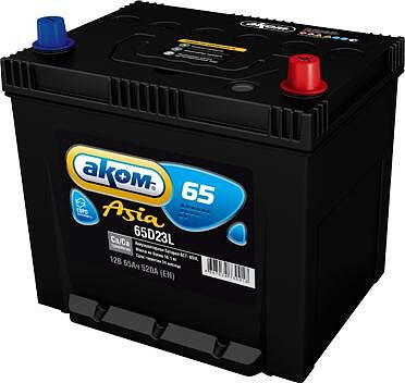 AKOM Asia 65 А/ч обратная конус азия (232x173x225) AKOM Asia 65 А/ч обратная конус азия (232x173x225)