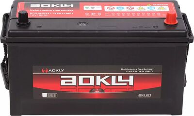 AOKLY ASIA 115E41L, 120 А·ч 900 А, обратная полярность, корпус E41, 402×172×223 мм