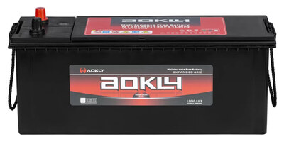 AOKLY DIN 135F51, 120 А·ч 910 А (EN), обратная полярность, корпус 135F51, 509×180×220 мм