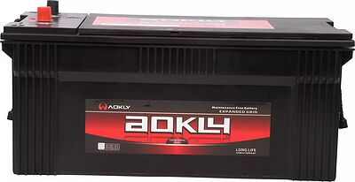 AOKLY DIN 245H52L, 220 А·ч 1315 А (EN), прямая полярность, корпус C, 512×251×247 мм