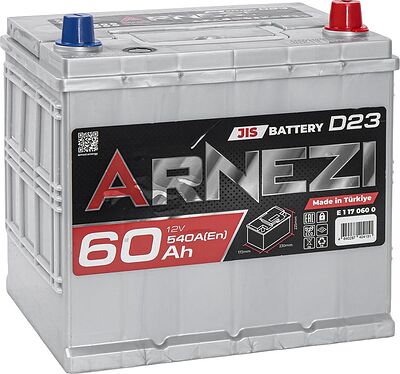 Arnezi JIS SMF E1170600 60 А/ч 540 А (EN), обратная полярность, 230×172×225 мм, D23