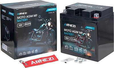Arnezi Moto AGM E9YIX30L0 30 А/ч 360 А (EN), обратная полярность, 165×127×176 мм