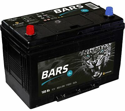 Bars Asia 6СТ-75 75 А/ч, 640 А, прямая полярность (258x173x220)