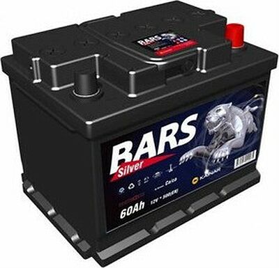 Bars Gold 6СТ-62 62 А/ч, 500 А, обратная полярность (242x175x190)