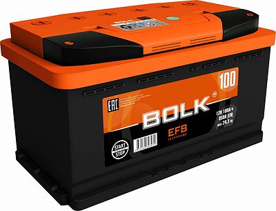 Bolk EFB Stop&Go BEFB 100-3-R 100 А/ч 850 А (EN), обратная полярность, 353×175×190 мм, L5