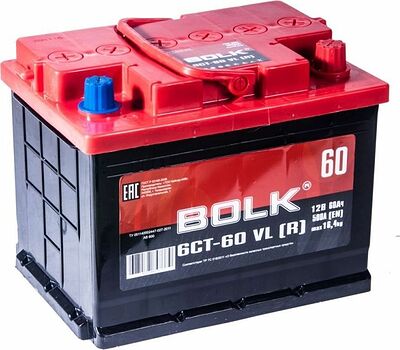 BOLK Standart AB550 55 А/ч 450 А (EN), обратная полярность (242x175x190)