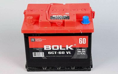 BOLK Standart AB551 55 А/ч 450 А (EN), прямая полярность (242x175x190)