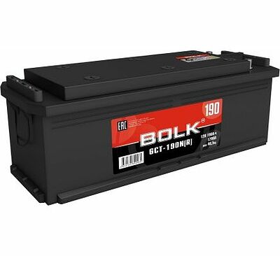 Bolk Standart B 190-3-R-K 190 А/ч 1200 А (EN), прямая полярность, 514×218×210 мм, B