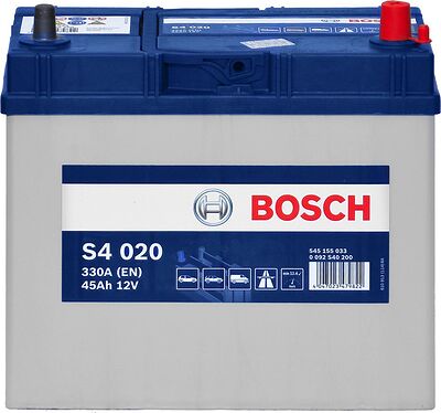 Bosch S4 0 092 S40 200 45 А/ч 330 А (EN), обратная полярность, 238×129×227 мм