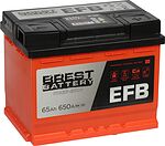 Аккумулятор Brest Battery EFB BE650 65 А/ч 650 А (EN), обратная полярность, 242×175×190 мм, L2