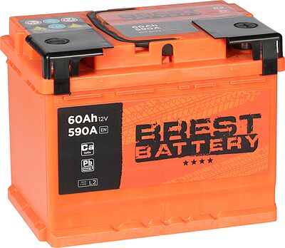 Аккумулятор Brest Battery Standard BS600 60 А/ч 590 А (EN), обратная полярность, 242×175×190 мм, L2