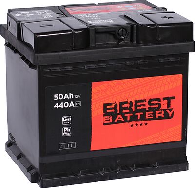 Аккумулятор Brest Battery Standard BS500 50 А/ч 440 А (EN), обратная полярность, 207×175×190 мм, L1