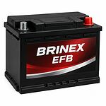 Brinex EFB 060 111 K11 BR 60 А/ч 600 А (EN), обратная полярность, корпус L2, 242×175×190 мм