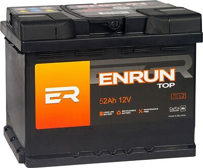 ENRUN Top ET520 52 А/ч 480 А (EN), обратная полярность, 207×175×175 мм, L2