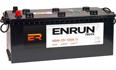 ENRUN Truck EST1904 190 А/ч 1250 А (EN), обратная полярность, 510×218×225 мм, B