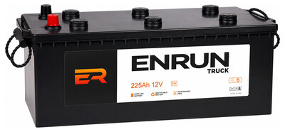 ENRUN Truck EST2253 225 А/ч 1500 А (EN), прямая полярность, 518×276×242 мм, B