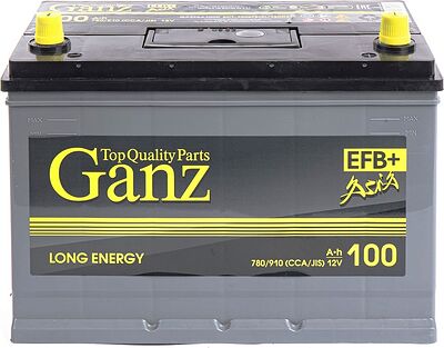 GANZ Asia EFB GAEFBA1000 100 А·ч 780 А (EN), обратная полярность, 306x175x225 мм