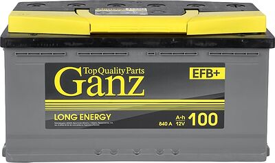 GANZ EFB GAEFB1001 100 А·ч 840 А (EN), прямая полярность, 352x175x190 мм
