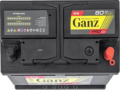 GANZ PRO-Line EFB Start-Stop G3080800 80 А·ч 750 А (EN), обратная полярность, 315x175x175 мм