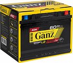 GANZ PRO-Line AGM G4040600 60 А·ч 640 А (EN), обратная полярность, 242x175x190 мм