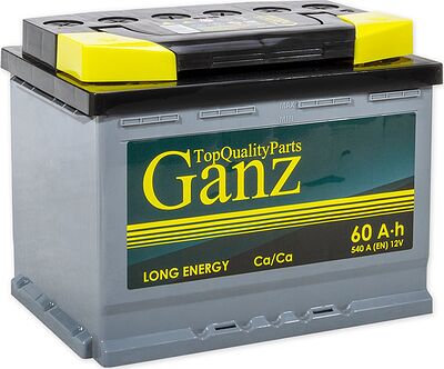 GANZ PRO-Line DIN G1040601 60 А·ч 540 А (EN), прямая полярность, 242x175x190 мм