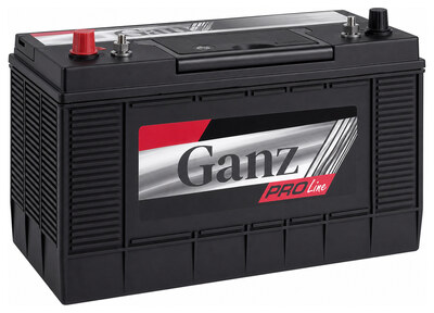 GANZ PRO-Line DIN G1221904 190 А·ч 1300 А (EN), обратная полярность, 514x218x210 мм