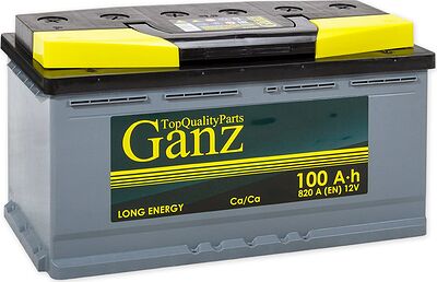 GANZ Standard GA1000 100 А·ч 820 А (EN), обратная полярность, 353x175x190 мм