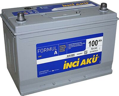 Inci Yuasa Inci FormulA 100 А/ч обратная конус азия (518x276x242)