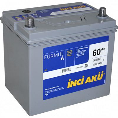 Inci Yuasa Inci FormulA 60 А/ч прямая конус азия (232x173x225)