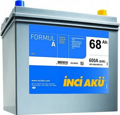 Inci Yuasa Inci FormulA 68 А/ч обратная конус азия (232x173x225)