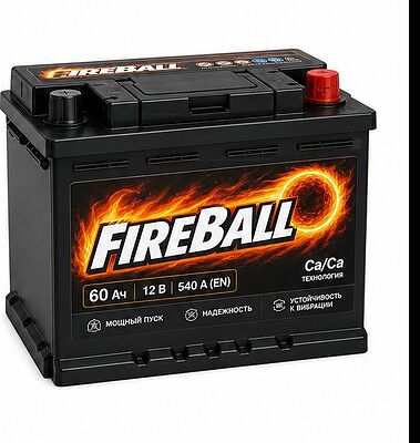 Курский аккумуляторный завод FireBall 6СТ-60 60 А/ч, 450 А, обратная полярность (242x175x190)