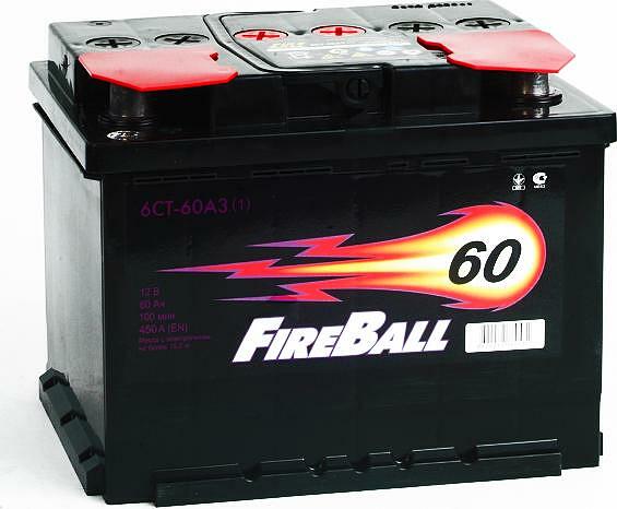 Курск FireBall 60 А/ч обратная конус стандарт (242x175x190)