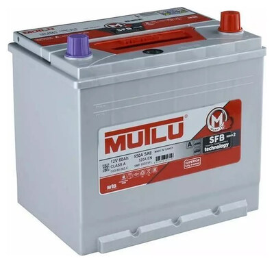 Mutlu SFB JIS D31.90.072.C 90 А·ч 720 А (EN), обратная полярность, 306×175×224 мм