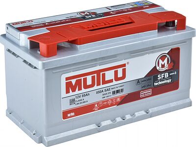 Mutlu SFB LB4.85.080.A 85 А·ч 800 А (EN), обратная полярность, 315×175×175 мм