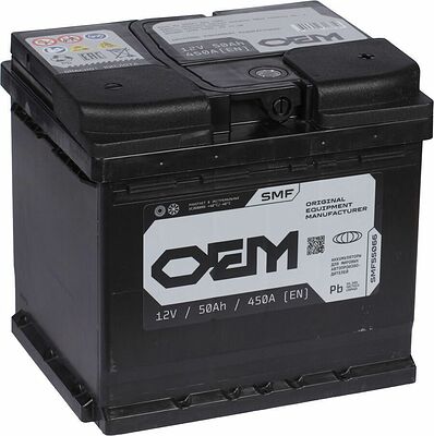 OEM Standard 50 А/ч обратная (207x175x190)