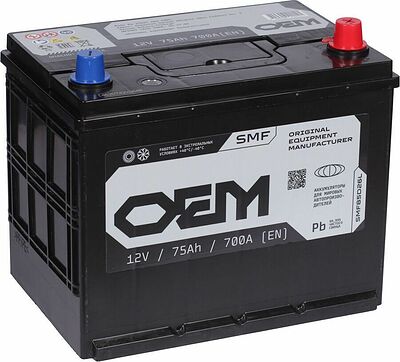 OEM Standard 75 А/ч обратная (258x173x225)