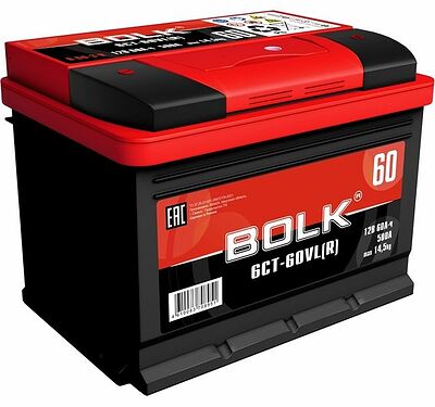 Bolk Standart B 62-3-R-n 62 А/ч 520 А (EN), обратная полярность, 242×175×175 мм, LB2