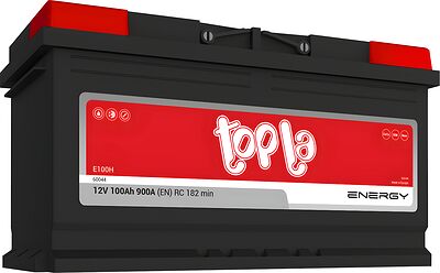 Topla Energy E100H (60044) 100 А·ч 900 А (EN), обратная полярность, 353×175×190 мм