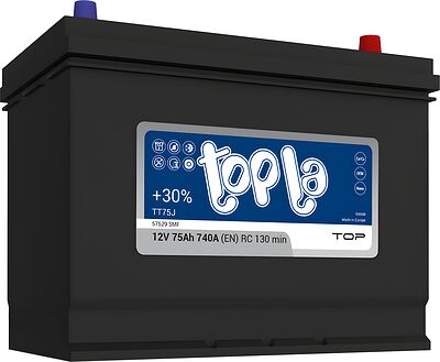 Topla Top JIS TT75J (1031492) 75 А·ч 740 А (EN), обратная полярность, 259×175×221 мм