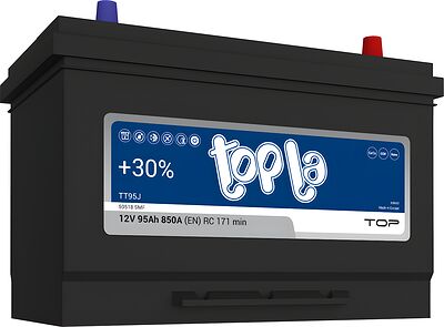 Topla Top JIS TT95J (1031493) 95 А·ч 850 А (EN), обратная полярность, 306×173×200 мм