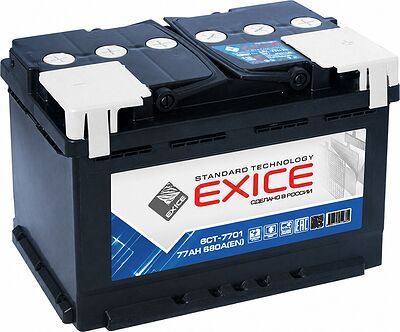 Tungstone Exice Standard 6СТ-90 90 А/ч, 760 А, обратная полярность (353x175x190)