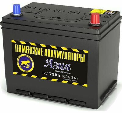 Tyumen Battery Standard 6СТ-75LR 75 А·ч 660 А (EN), обратная полярность, корпус L3, 278×175×190 мм