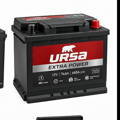 URSA Extra Power UE601 60 А/ч 570 А (EN), прямая полярность L+, корпус L2, 242×175×190 мм