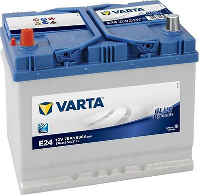 Varta BLUE dynamic 70 А/ч прямая конус стандарт (261x175x220)
