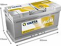 Varta Dynamic AGM A5 95 А/ч 850 А (EN), обратная полярность, 353x175x190 мм, ETN 595901085 Varta Dynamic AGM A5 95 А/ч 850 А (EN), обратная полярность, 353x175x190 мм, ETN 595901085