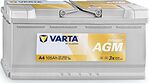 Varta Dynamic AGM A4 105 А/ч 950 А (EN), обратная полярность, 394×175×190 мм, ETN 605901095