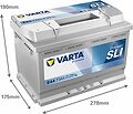 Varta Dynamic SLI E44 77 А/ч 780 А (EN), обратная полярность, 278x175x190 мм, ETN 577400078 Varta Dynamic SLI E44 77 А/ч 780 А (EN), обратная полярность, 278x175x190 мм, ETN 577400078