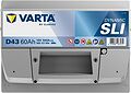 Varta Dynamic SLI D43 60 А/ч 540 А (EN), прямая полярность, 242x175x190 мм, ETN 560127054 Varta Dynamic SLI D43 60 А/ч 540 А (EN), прямая полярность, 242x175x190 мм, ETN 560127054
